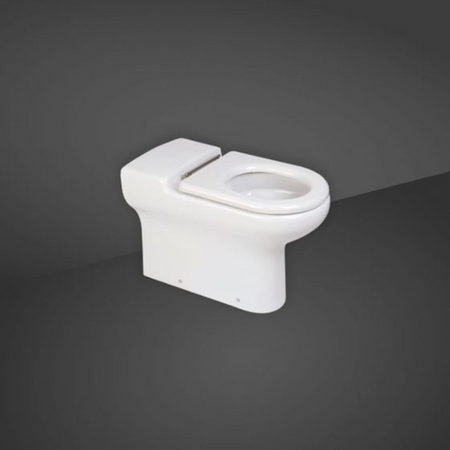 RAK Ceramics Compact Back to Wall Pan (1 size, 2 styles, White) - Brand New Bathrooms