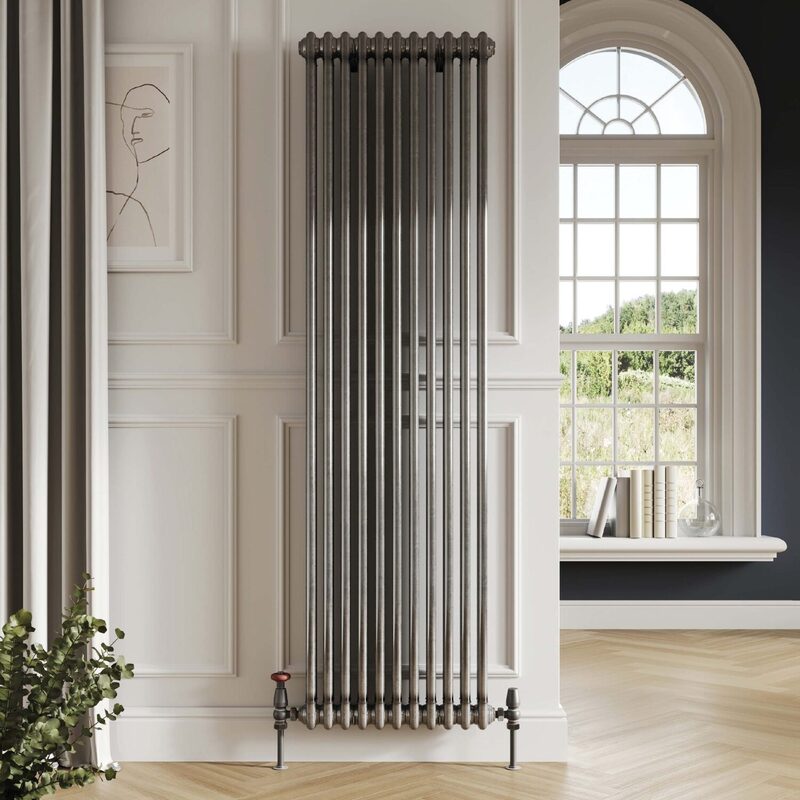 Scudo 2 Column Vertical Designer Radiator (9 sizes, 3 colours) - Brand New Bathrooms