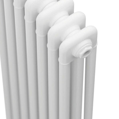 Scudo 3 Column Vertical Designer Radiator (3 sizes, White) - Brand New Bathrooms