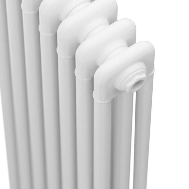 Scudo 3 Column Vertical Designer Radiator (3 sizes, White) - Brand New Bathrooms