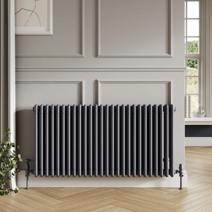Scudo 3 Column Horizontal Designer Radiator (4 sizes, 3 colours) - Brand New Bathrooms