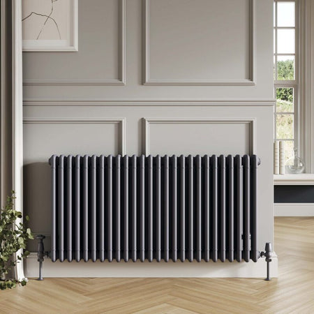 Scudo 3 Column Horizontal Designer Radiator (4 sizes, 3 colours) - Brand New Bathrooms