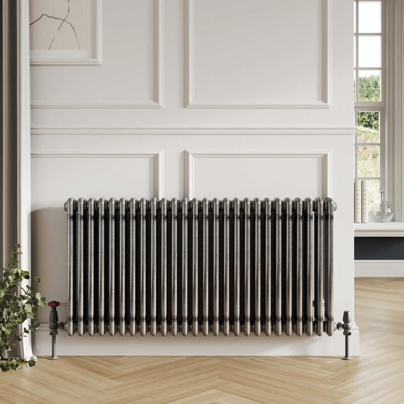 Scudo 3 Column Horizontal Designer Radiator (4 sizes, 3 colours) - Brand New Bathrooms