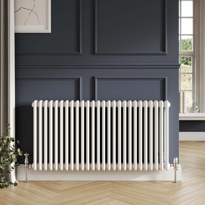 Scudo 3 Column Horizontal Designer Radiator (4 sizes, 3 colours) - Brand New Bathrooms