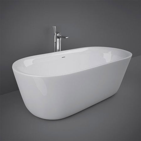 RAK Ceramics Contour Freestanding Bath Tub (1 size, 3 styles, White) - Brand New Bathrooms