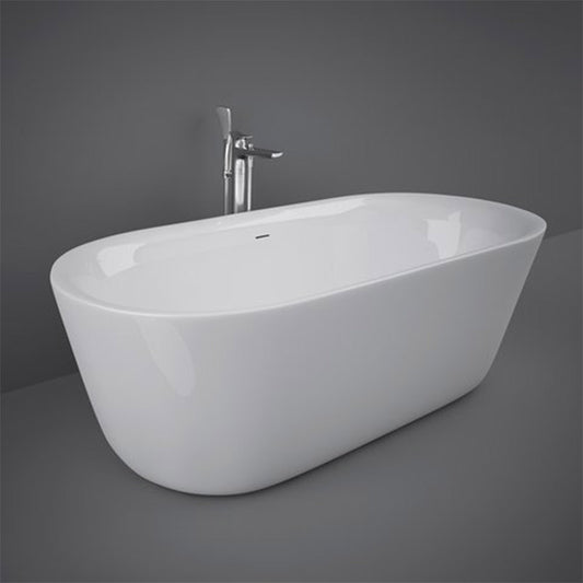 RAK Ceramics Contour Freestanding Bath Tub (1 size, 3 styles, White) - Brand New Bathrooms