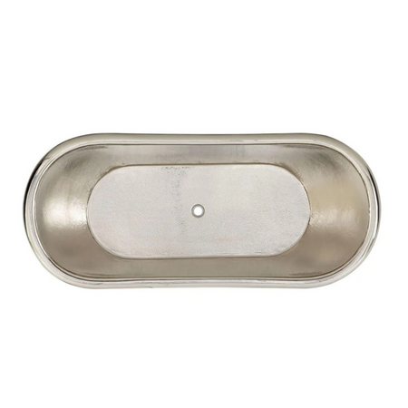Coppersmith Creations Hammered Clawfoot Copper Bathtub (1 size, Nickel Interior, Antique Copper Exterior) - Brand New Bathrooms