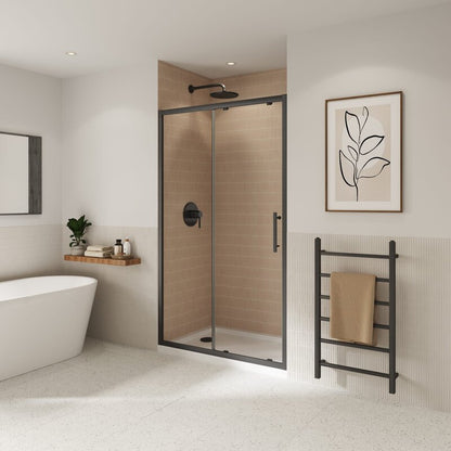 Coram Showers Optima 6 Sliding Shower Door (4 sizes, 4 colours) - Brand New Bathrooms