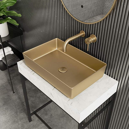 Scudo Core Counter Top Metallic Basin (1 size, 4 colours) - Brand New Bathrooms