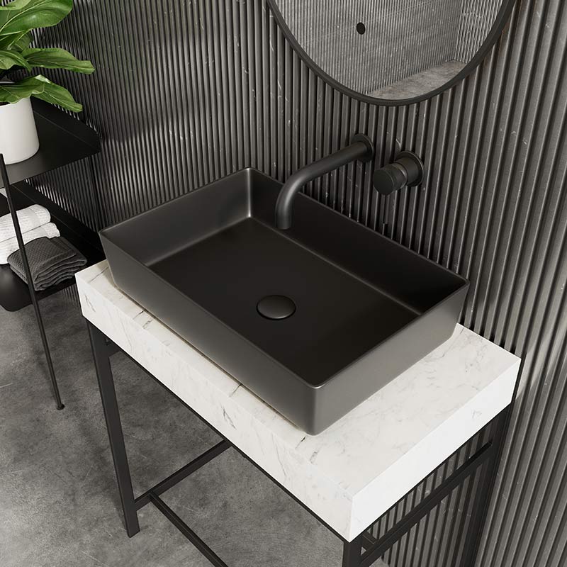 Scudo Core Counter Top Metallic Basin (1 size, 4 colours) - Brand New Bathrooms