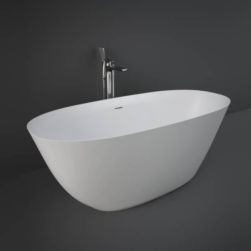 RAK Ceramics Cove RAK-Solid Freestanding Bath Tub (3 sizes, White) - Brand New Bathrooms