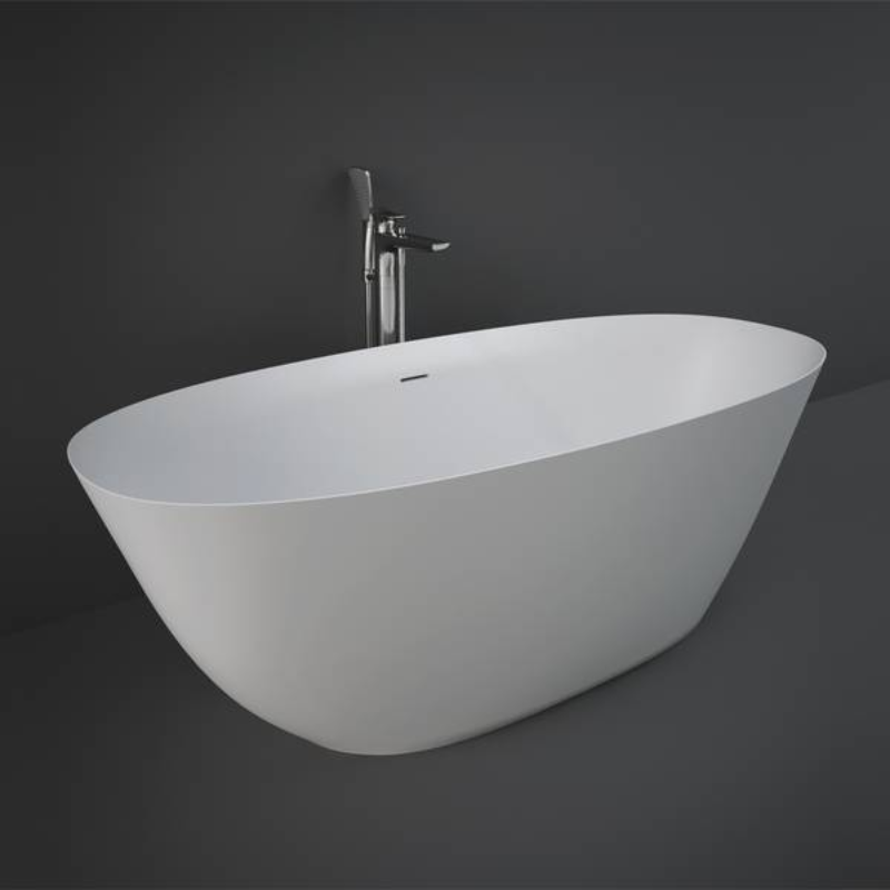 RAK Ceramics Cove RAK-Solid Freestanding Bath Tub (3 sizes, White) - Brand New Bathrooms