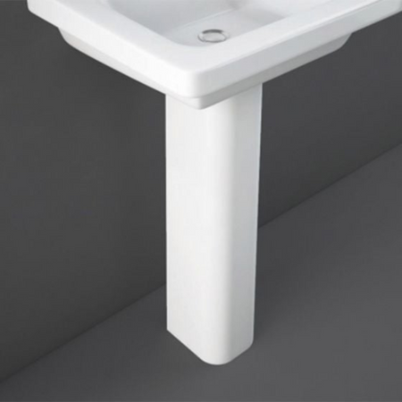 RAK Ceramics Resort Full Pedestal for Basin (1 size, White) - Brand New Bathrooms
