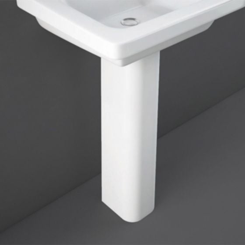 RAK Ceramics Resort Full Pedestal for Basin (1 size, White) - Brand New Bathrooms