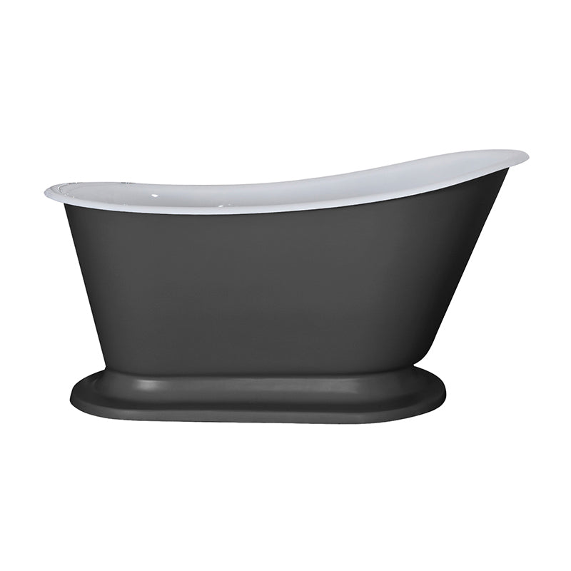 Hurlingham Cameo Single Ended Cast Iron Slipper Bathtub (1 size, any colour) - Brand New Bathrooms
