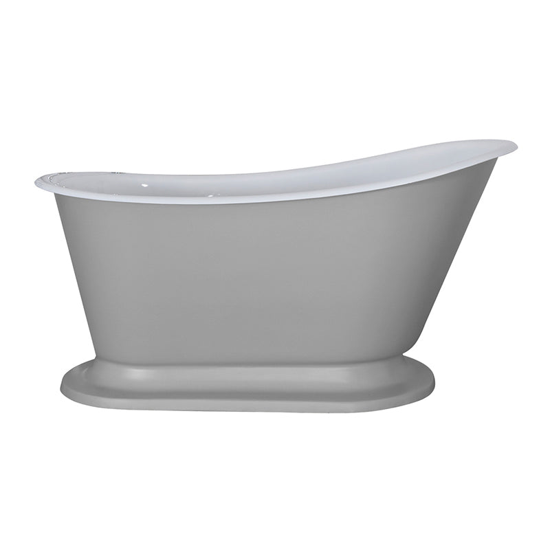 Hurlingham Cameo Single Ended Cast Iron Slipper Bathtub (1 size, any colour) - Brand New Bathrooms