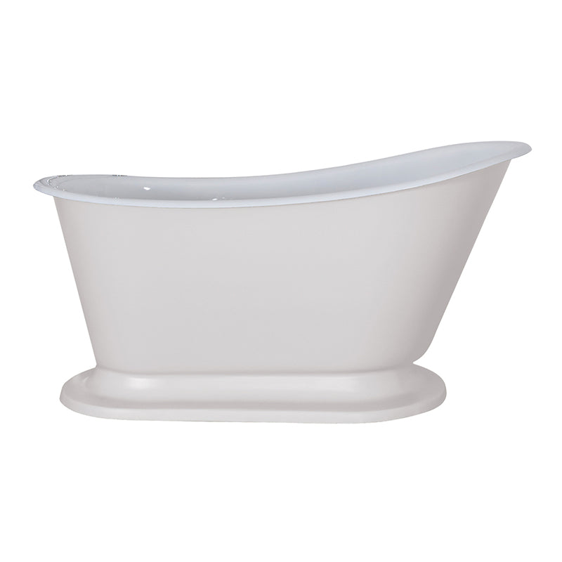Hurlingham Cameo Single Ended Cast Iron Slipper Bathtub (1 size, any colour) - Brand New Bathrooms