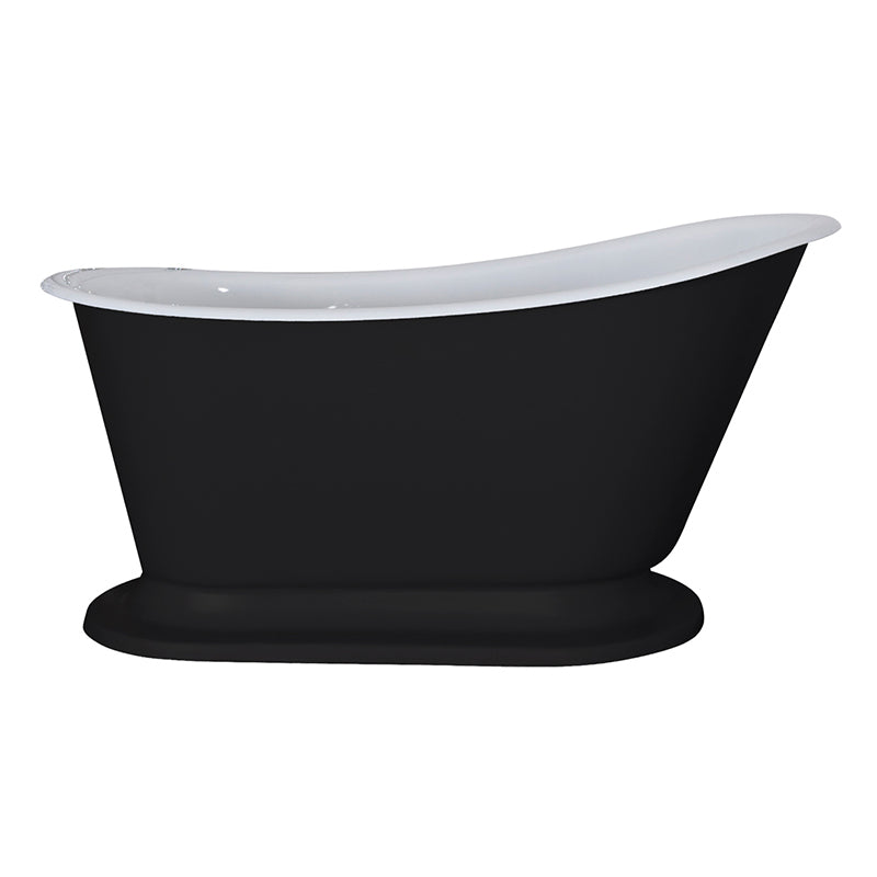 Hurlingham Cameo Single Ended Cast Iron Slipper Bathtub (1 size, any colour) - Brand New Bathrooms