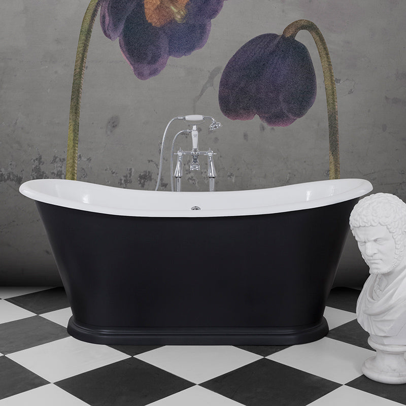 Hurlingham Caravel Bateau Double Ended Cast Iron Bathtub (1 size, any colour) - Brand New Bathrooms