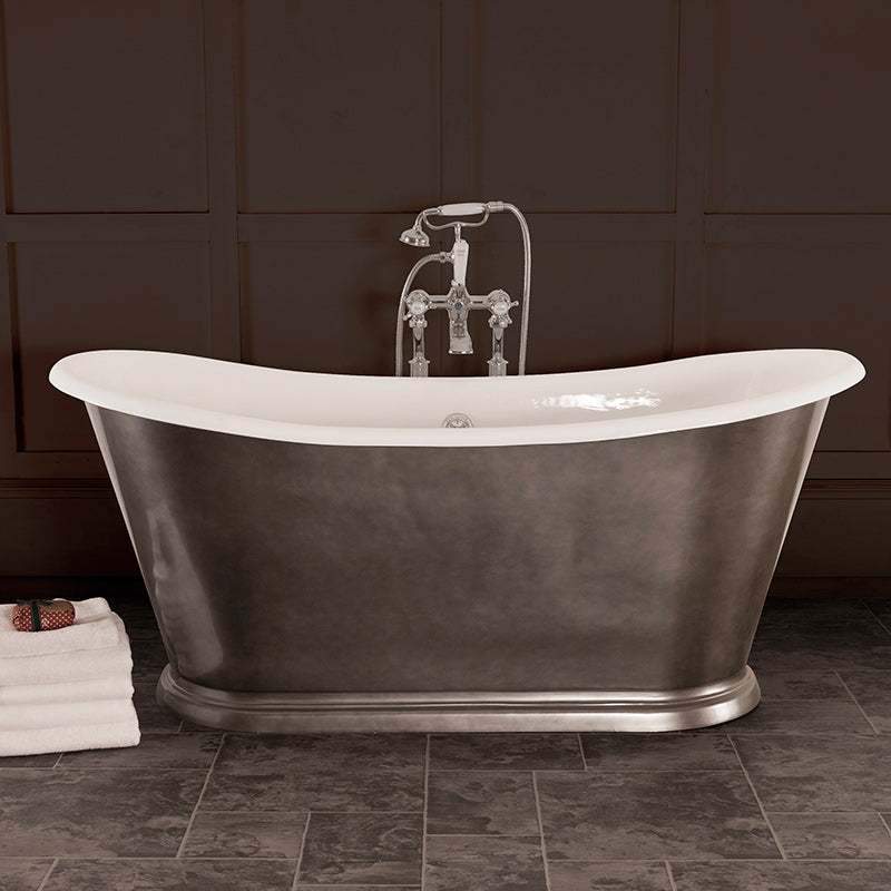 Hurlingham Caravel Bateau Double Ended Cast Iron Bathtub (1 size, any colour) - Brand New Bathrooms