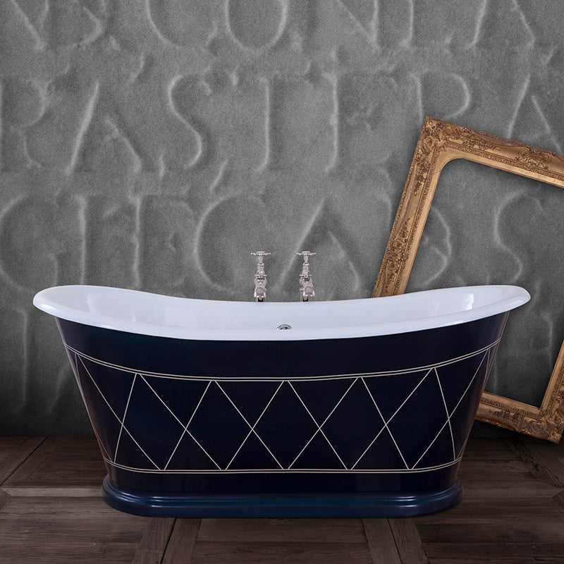 Hurlingham Caravel Bateau Double Ended Cast Iron Bathtub (1 size, any colour) - Brand New Bathrooms