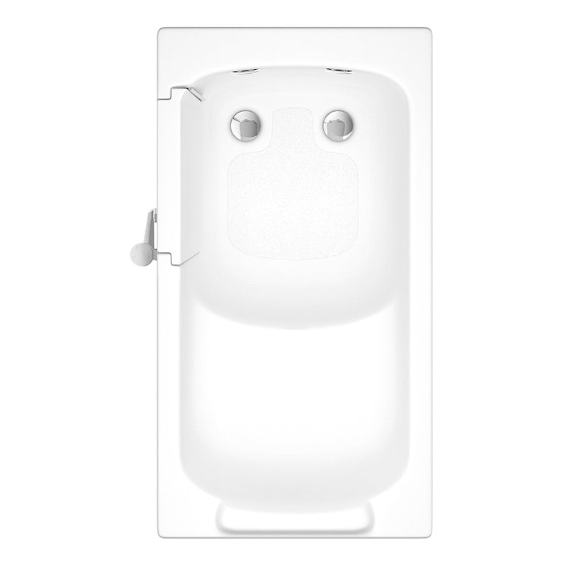Mantaleda Caversham Deep Soak Bathtub with Seat (1 size, 2 styles, White) - Brand New Bathrooms