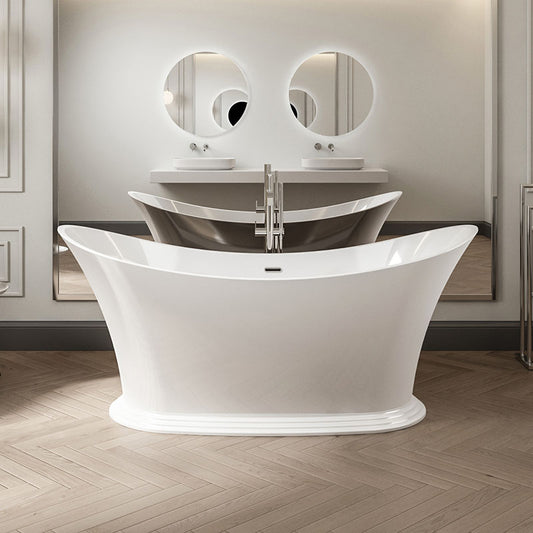 Charlotte Edwards Caliban Freestanding Acrylic Oval Bathtub - Brand New Bathrooms