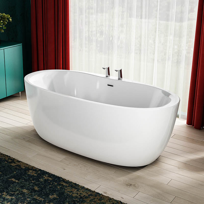 Charlotte Edwards Callisto Freestanding Acrylic Oval Bathtub - Brand New Bathrooms