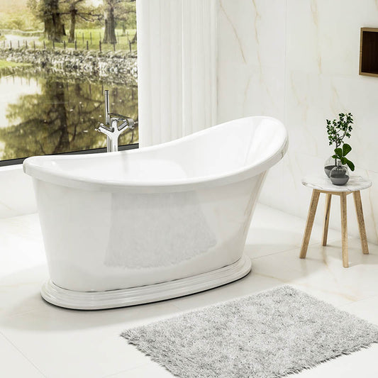 Charlotte Edwards Ersa Freestanding Single Ended Acrylic Oval Bathtub - Brand New Bathrooms