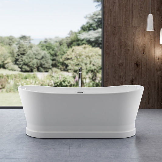 Charlotte Edwards Jupiter Freestanding Acrylic Oval Bathtub - Brand New Bathrooms