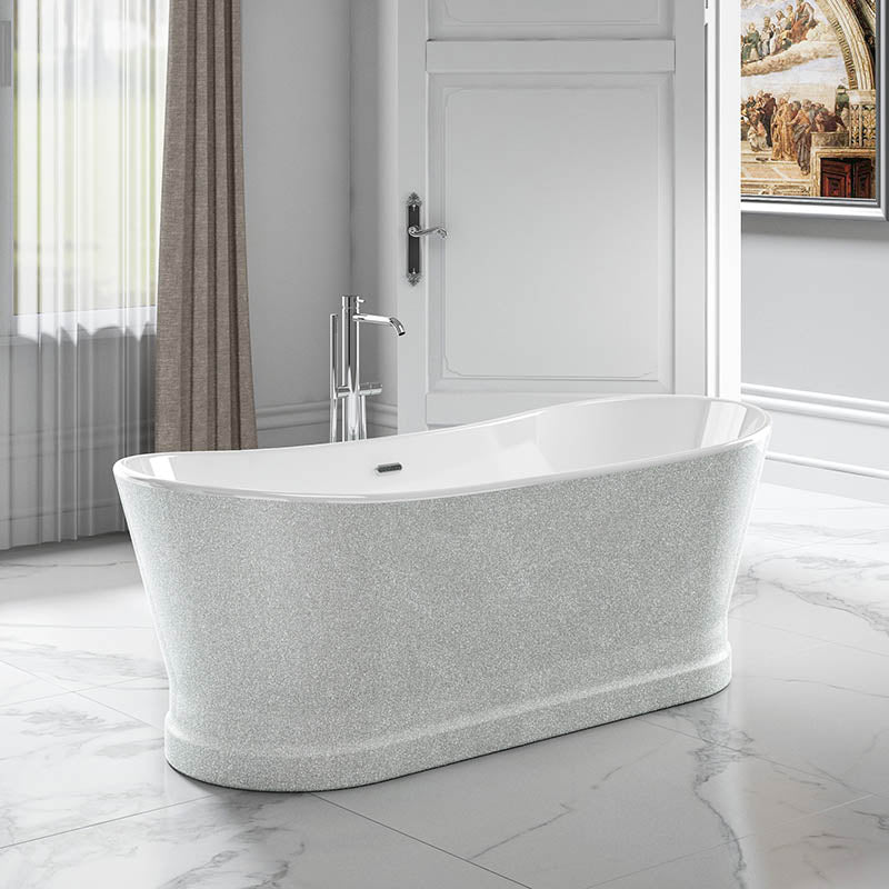 Charlotte Edwards Jupiter Freestanding Acrylic Oval Bathtub - Brand New Bathrooms