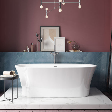 Charlotte Edwards Luna Freestanding Acrylic Oval Bathtub - Brand New Bathrooms