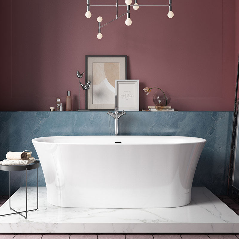Charlotte Edwards Luna Freestanding Acrylic Oval Bathtub - Brand New Bathrooms