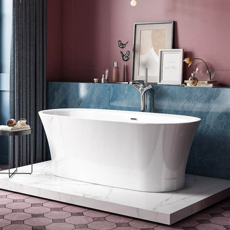 Charlotte Edwards Luna Freestanding Acrylic Oval Bathtub - Brand New Bathrooms