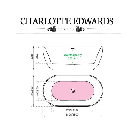 Charlotte Edwards Mayfair Freestanding Acrylic Bathtub - Brand New Bathrooms