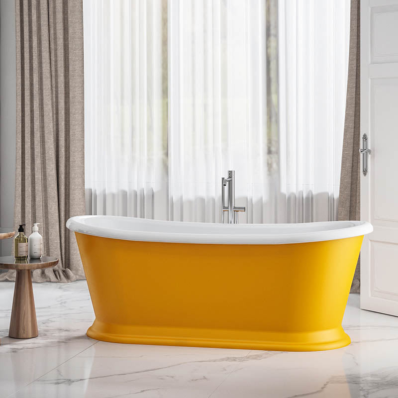 Charlotte Edwards Rosemary Freestanding Acrylic Oval Bathtub - Brand New Bathrooms
