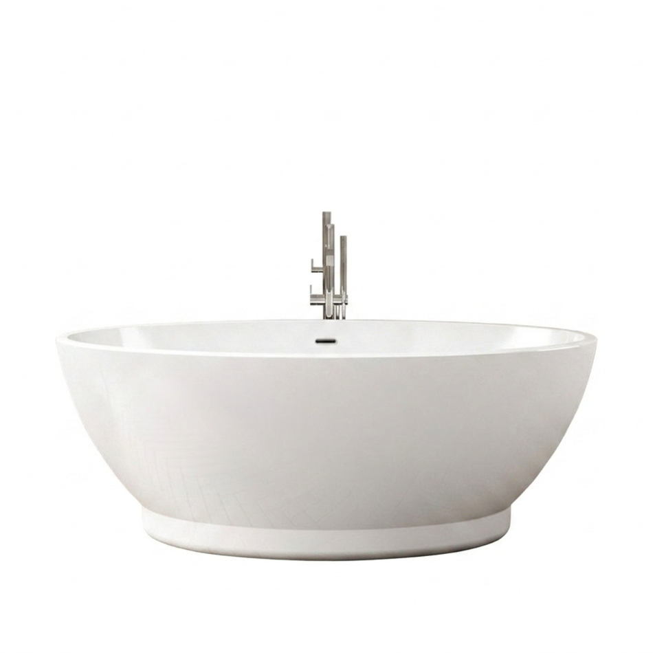 Charlotte Edwards Shard Freestanding Acrylic Bathtub (1 size, any colour)