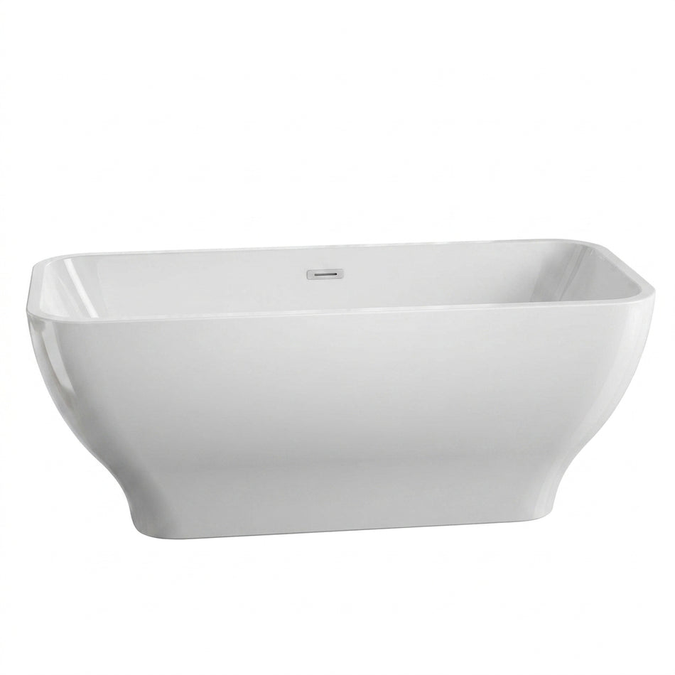 Charlotte Edwards Thebe Freestanding Acrylic Rectangular Bathtub (1 size, any colour)
