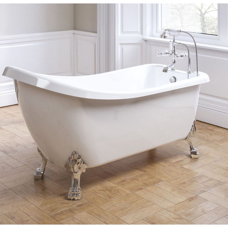 Royce Morgan Chatsworth Freestanding Clawfoot Roll Top Acrylic Bathtub - Brand New Bathrooms