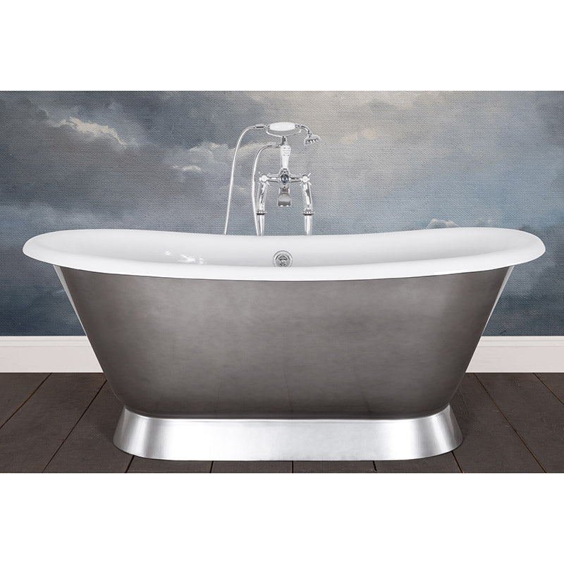 Hurlingham Chaucer Double Ended Cast Iron Bathtub (1 size, any colour) - Brand New Bathrooms