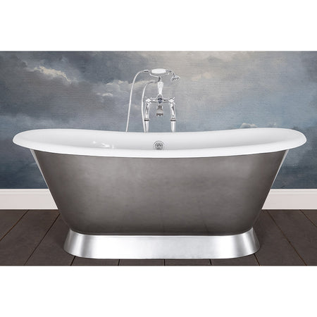 Hurlingham Chaucer Double Ended Cast Iron Bathtub (1 size, any colour) - Brand New Bathrooms