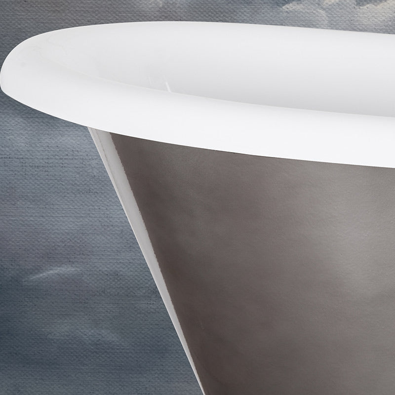 Hurlingham Chaucer Double Ended Cast Iron Bathtub (1 size, any colour) - Brand New Bathrooms