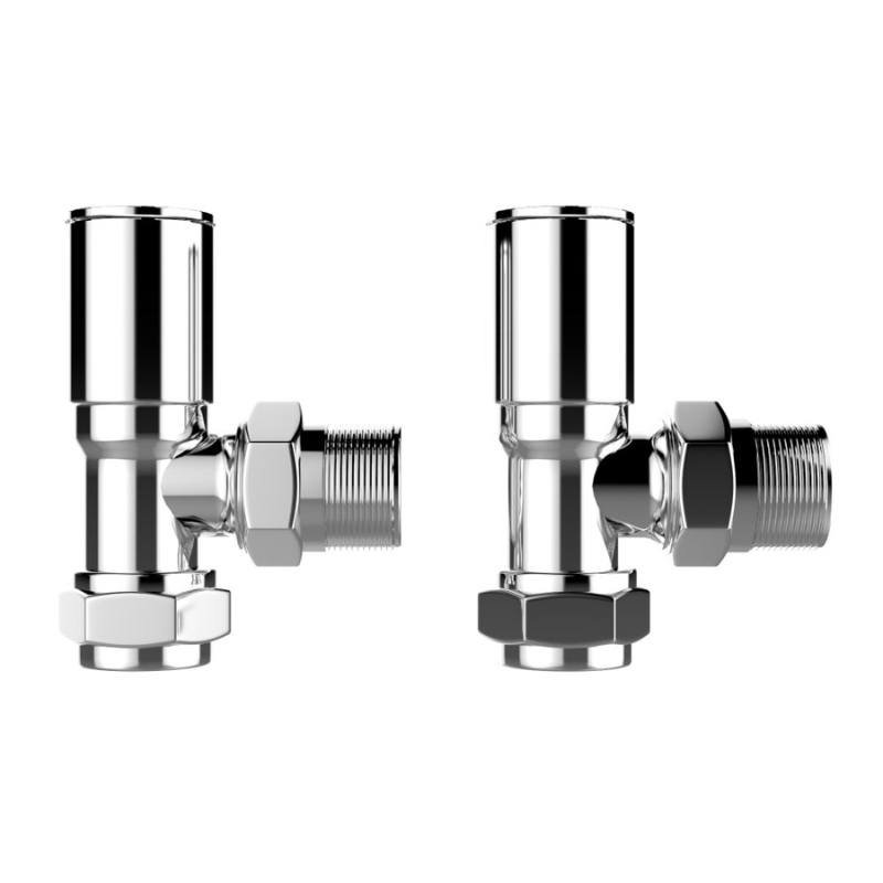 Senator Premium Angled Radiator Valve (1 size, 4 colours) - Brand New Bathrooms