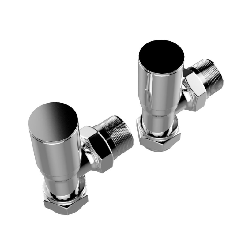 Senator Premium Angled Radiator Valve (1 size, 4 colours) - Brand New Bathrooms