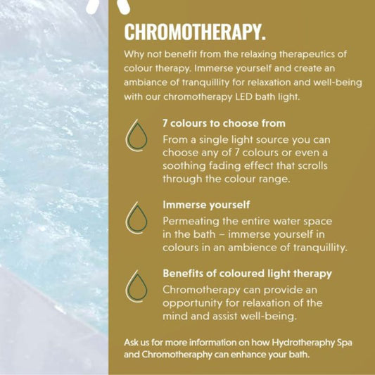 Mantaleda Chromotherapy Light System (7 colours) - Brand New Bathrooms
