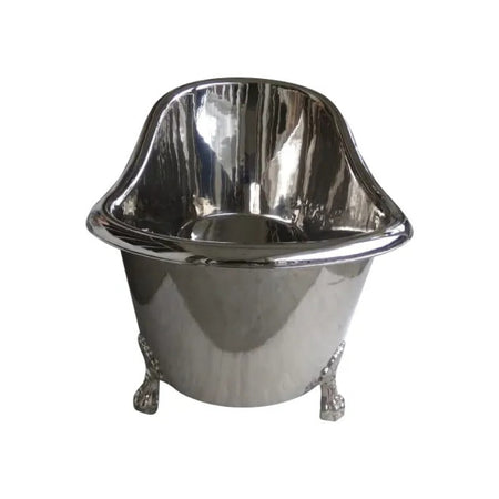 Coppersmith Creations Clawfoot Copper Bathtub Full Nickel Finish (1 size, Full Nickel Finish) - Brand New Bathrooms