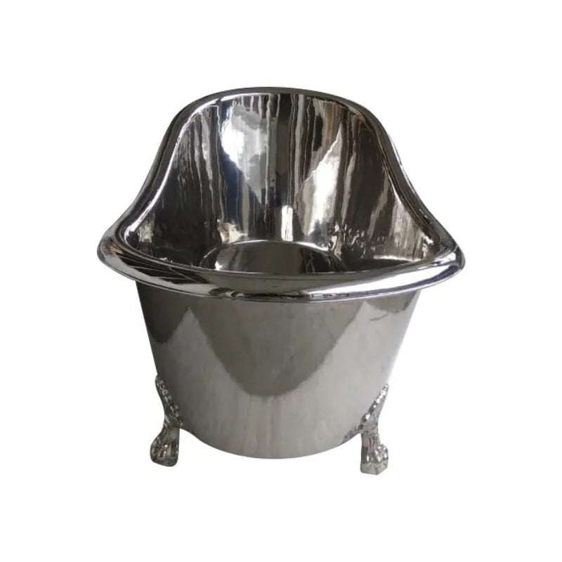 Coppersmith Creations Clawfoot Copper Bathtub Full Nickel Finish (1 size, Full Nickel Finish) - Brand New Bathrooms