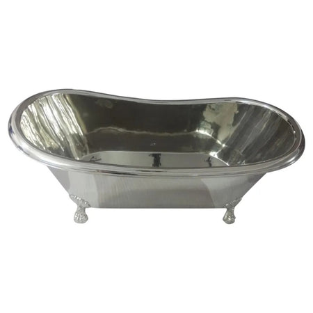 Coppersmith Creations Clawfoot Copper Bathtub Full Nickel Finish (1 size, Full Nickel Finish) - Brand New Bathrooms