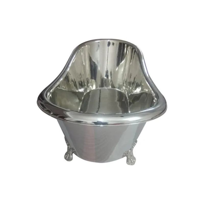 Coppersmith Creations Clawfoot Copper Bathtub Full Nickel Finish (1 size, Full Nickel Finish) - Brand New Bathrooms