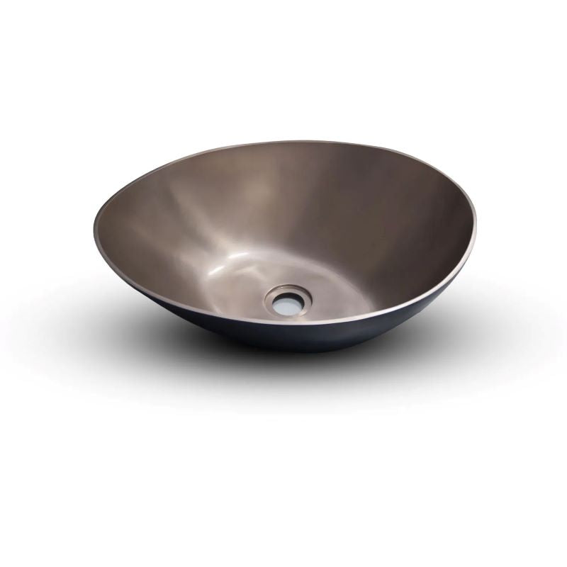Coppersmith Creations Cast Bronze Earthen Lamp Style Sink (1 size, Bronze) - Brand New Bathrooms